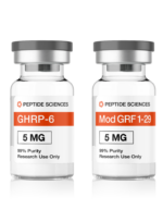 GHRP-6 & Mod GRF 1-29 (CJC-1295 no DAC) Blend Peptide For Sale