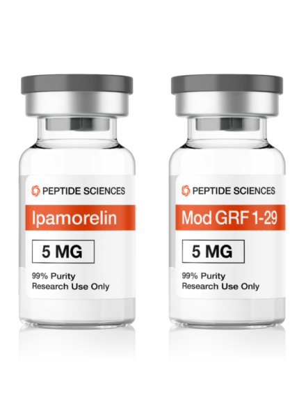 Ipamorelin & Mod GRF 1-29 (CJC-1295 no DAC) Blend Peptide For Sale